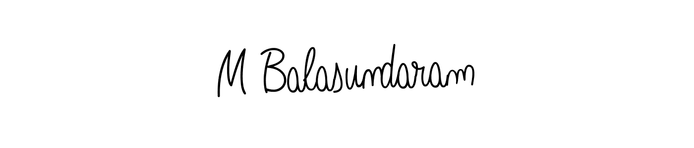 Check out images of Autograph of M Balasundaram name. Actor M Balasundaram Signature Style. Angelique-Rose-font-FFP is a professional sign style online. M Balasundaram signature style 5 images and pictures png