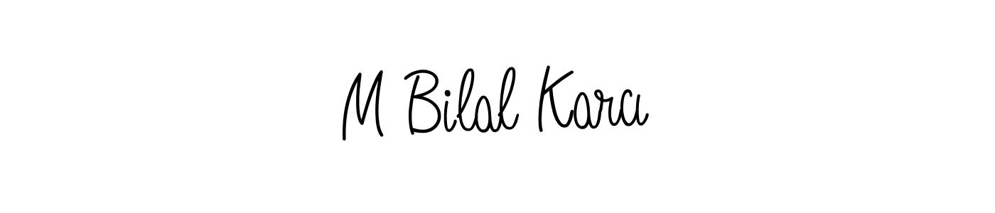 It looks lik you need a new signature style for name M Bilal Karcı. Design unique handwritten (Angelique-Rose-font-FFP) signature with our free signature maker in just a few clicks. M Bilal Karcı signature style 5 images and pictures png