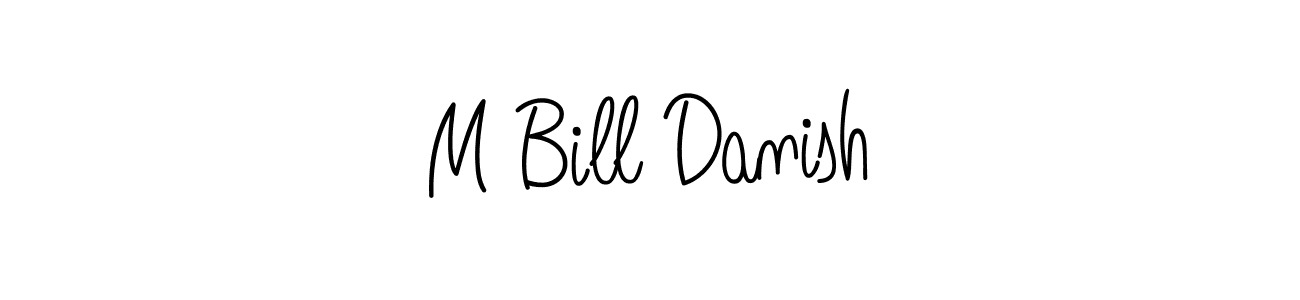 Once you've used our free online signature maker to create your best signature Angelique-Rose-font-FFP style, it's time to enjoy all of the benefits that M Bill Danish name signing documents. M Bill Danish signature style 5 images and pictures png