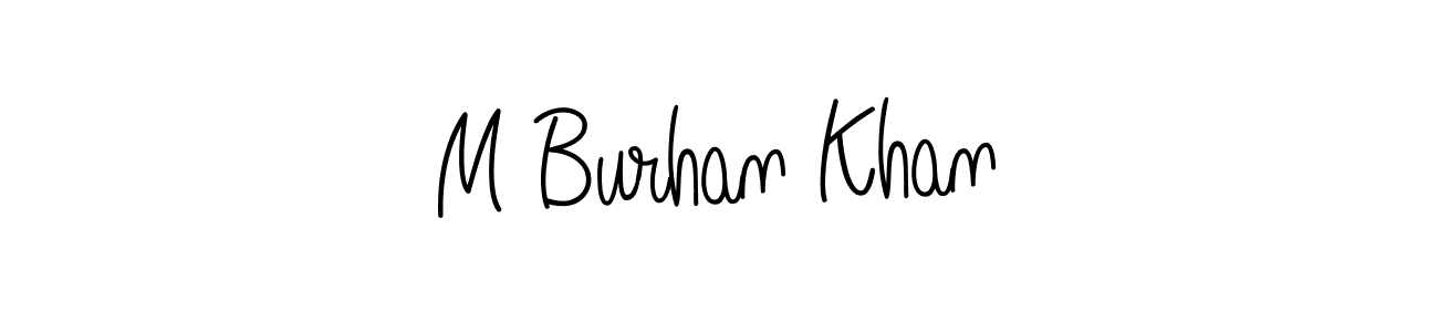 Here are the top 10 professional signature styles for the name M Burhan Khan. These are the best autograph styles you can use for your name. M Burhan Khan signature style 5 images and pictures png