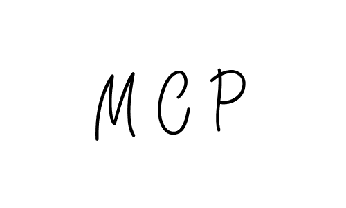 How to make M C P signature? Angelique-Rose-font-FFP is a professional autograph style. Create handwritten signature for M C P name. M C P signature style 5 images and pictures png