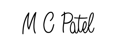 Get inspired by this graceful Angelique-Rose-font-FFP signature style for name M C Patel. Smooth loops and balanced proportions for everyday use. M C Patel signature style 5 images and pictures png