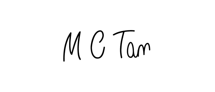 Also we have M C Tan name is the best signature style. Create professional handwritten signature collection using Angelique-Rose-font-FFP autograph style. M C Tan signature style 5 images and pictures png