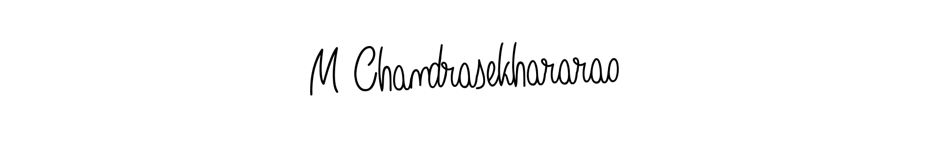 Use a signature maker to create a handwritten signature online. With this signature software, you can design (Angelique-Rose-font-FFP) your own signature for name M Chandrasekhararao. M Chandrasekhararao signature style 5 images and pictures png