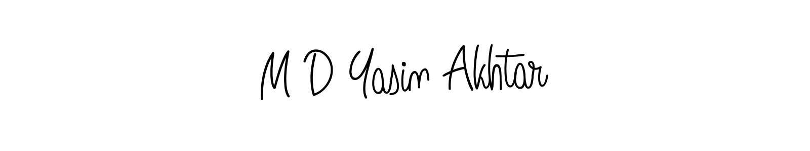 You can use this online signature creator to create a handwritten signature for the name M D Yasin Akhtar. This is the best online autograph maker. M D Yasin Akhtar signature style 5 images and pictures png