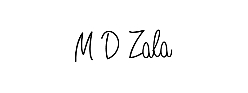 Make a short M D Zala signature style. Manage your documents anywhere anytime using Angelique-Rose-font-FFP. Create and add eSignatures, submit forms, share and send files easily. M D Zala signature style 5 images and pictures png