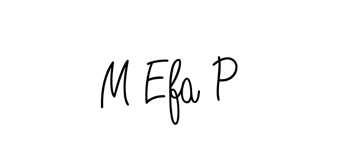 It looks lik you need a new signature style for name M Efa P. Design unique handwritten (Angelique-Rose-font-FFP) signature with our free signature maker in just a few clicks. M Efa P signature style 5 images and pictures png