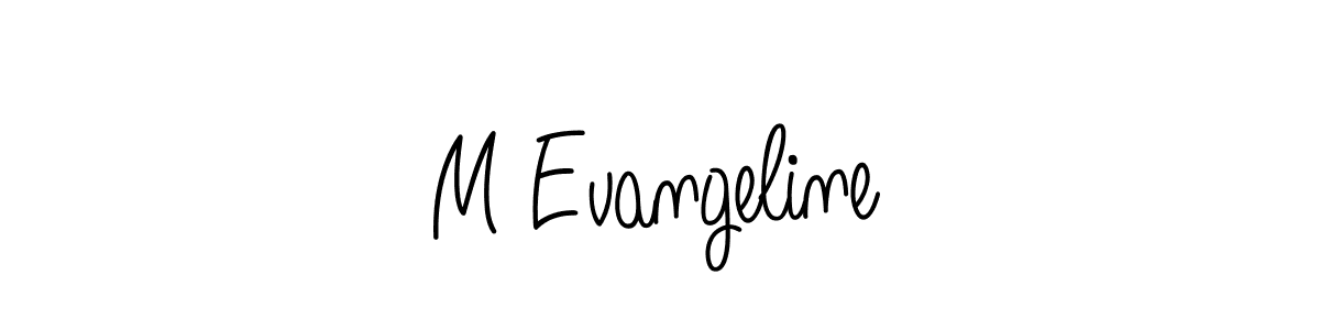 This is the best signature style for the M Evangeline name. Also you like these signature font (Angelique-Rose-font-FFP). Mix name signature. M Evangeline signature style 5 images and pictures png