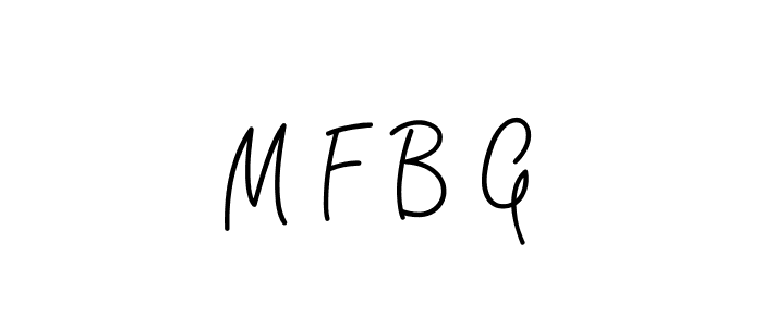 How to Draw M F B G signature style? Angelique-Rose-font-FFP is a latest design signature styles for name M F B G. M F B G signature style 5 images and pictures png