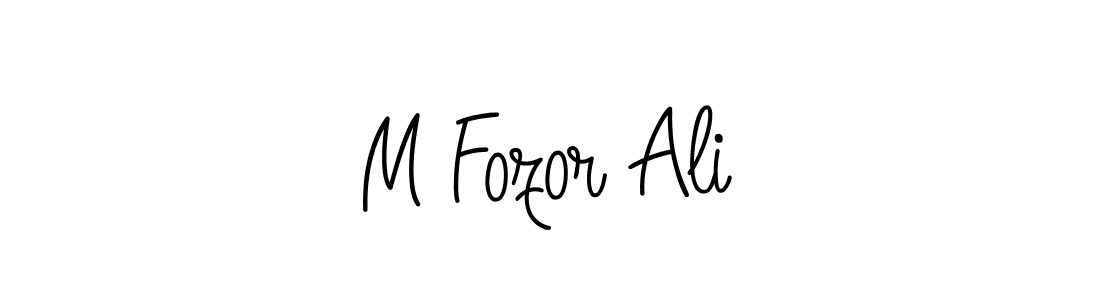 Once you've used our free online signature maker to create your best signature Angelique-Rose-font-FFP style, it's time to enjoy all of the benefits that M Fozor Ali name signing documents. M Fozor Ali signature style 5 images and pictures png