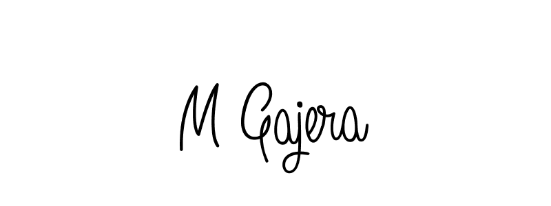 Here are the top 10 professional signature styles for the name M Gajera. These are the best autograph styles you can use for your name. M Gajera signature style 5 images and pictures png