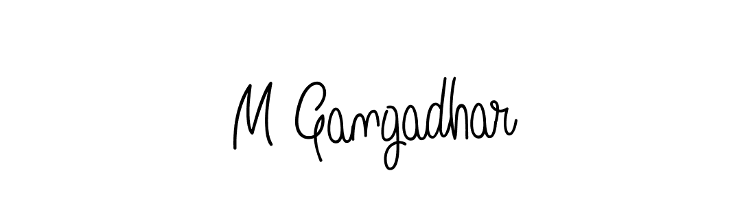 It looks lik you need a new signature style for name M Gangadhar. Design unique handwritten (Angelique-Rose-font-FFP) signature with our free signature maker in just a few clicks. M Gangadhar signature style 5 images and pictures png