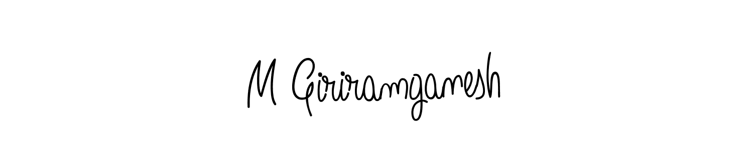 Best and Professional Signature Style for M Giriramganesh. Angelique-Rose-font-FFP Best Signature Style Collection. M Giriramganesh signature style 5 images and pictures png