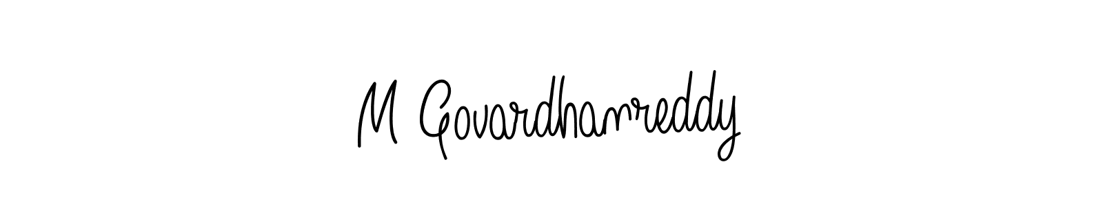 M Govardhanreddy stylish signature style. Best Handwritten Sign (Angelique-Rose-font-FFP) for my name. Handwritten Signature Collection Ideas for my name M Govardhanreddy. M Govardhanreddy signature style 5 images and pictures png