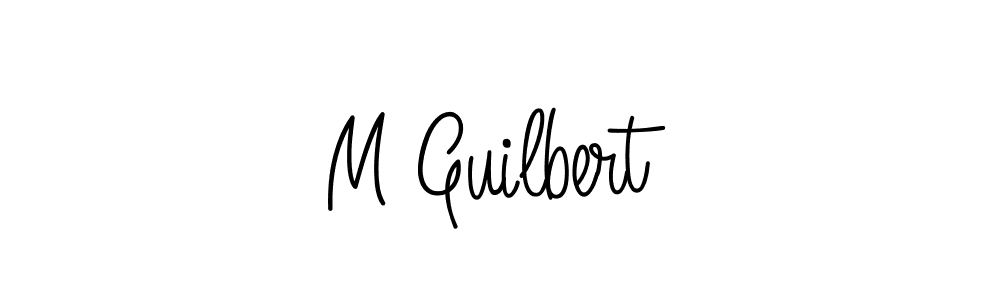 How to Draw M Guilbert signature style? Angelique-Rose-font-FFP is a latest design signature styles for name M Guilbert. M Guilbert signature style 5 images and pictures png