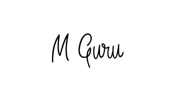 Similarly Angelique-Rose-font-FFP is the best handwritten signature design. Signature creator online .You can use it as an online autograph creator for name M Guru. M Guru signature style 5 images and pictures png