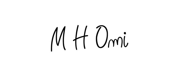 Best and Professional Signature Style for M H Omi. Angelique-Rose-font-FFP Best Signature Style Collection. M H Omi signature style 5 images and pictures png