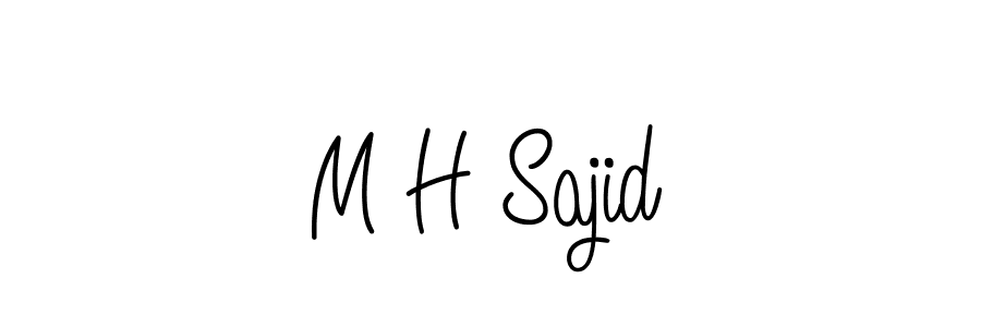 You can use this online signature creator to create a handwritten signature for the name M H Sajid. This is the best online autograph maker. M H Sajid signature style 5 images and pictures png