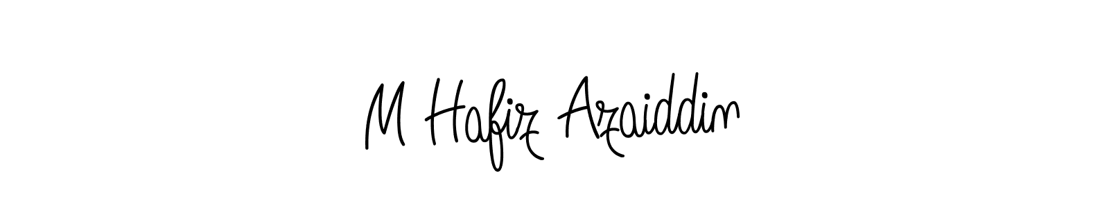 Make a beautiful signature design for name M Hafiz Azaiddin. Use this online signature maker to create a handwritten signature for free. M Hafiz Azaiddin signature style 5 images and pictures png