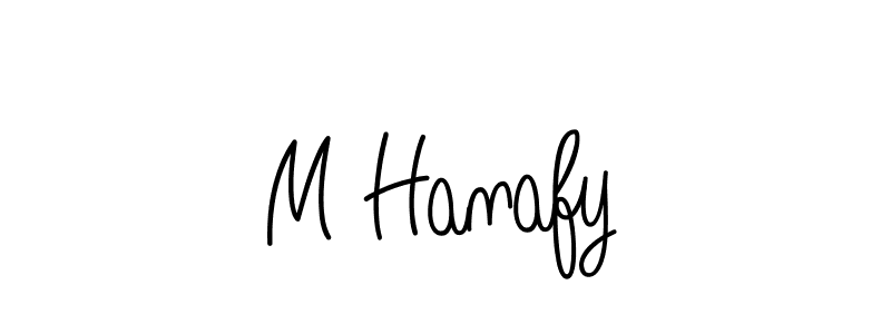 Design your own signature with our free online signature maker. With this signature software, you can create a handwritten (Angelique-Rose-font-FFP) signature for name M Hanafy. M Hanafy signature style 5 images and pictures png