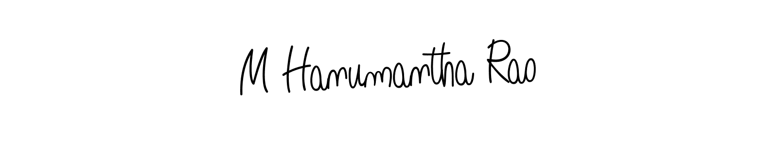 How to make M Hanumantha Rao signature? Angelique-Rose-font-FFP is a professional autograph style. Create handwritten signature for M Hanumantha Rao name. M Hanumantha Rao signature style 5 images and pictures png