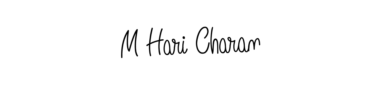 Once you've used our free online signature maker to create your best signature Angelique-Rose-font-FFP style, it's time to enjoy all of the benefits that M Hari Charan name signing documents. M Hari Charan signature style 5 images and pictures png