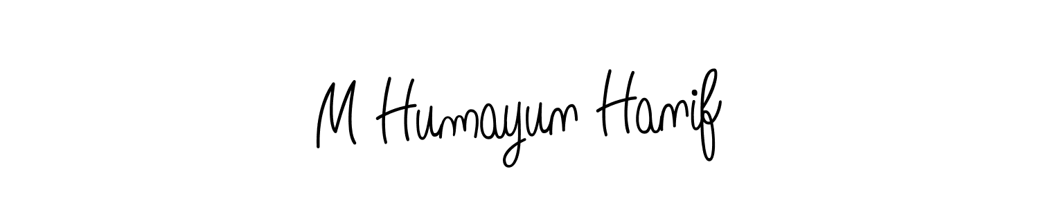 Check out images of Autograph of M Humayun Hanif name. Actor M Humayun Hanif Signature Style. Angelique-Rose-font-FFP is a professional sign style online. M Humayun Hanif signature style 5 images and pictures png