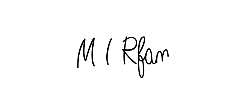 How to make M I Rfan signature? Angelique-Rose-font-FFP is a professional autograph style. Create handwritten signature for M I Rfan name. M I Rfan signature style 5 images and pictures png