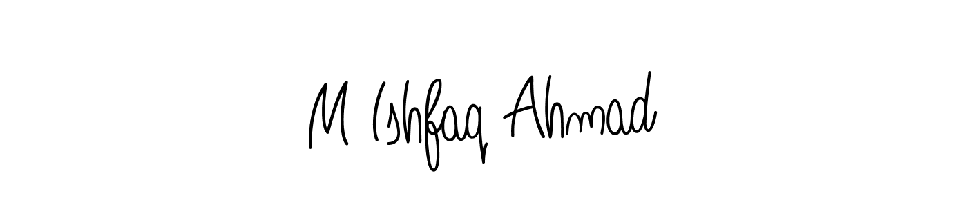 Make a beautiful signature design for name M Ishfaq Ahmad. Use this online signature maker to create a handwritten signature for free. M Ishfaq Ahmad signature style 5 images and pictures png