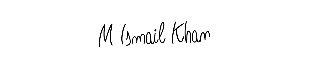 Angelique-Rose-font-FFP is a professional signature style that is perfect for those who want to add a touch of class to their signature. It is also a great choice for those who want to make their signature more unique. Get M Ismail Khan name to fancy signature for free. M Ismail Khan signature style 5 images and pictures png