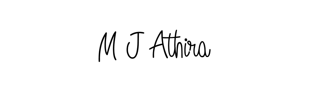 Make a short M J Athira signature style. Manage your documents anywhere anytime using Angelique-Rose-font-FFP. Create and add eSignatures, submit forms, share and send files easily. M J Athira signature style 5 images and pictures png