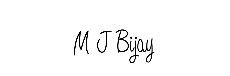 How to Draw M J Bijay signature style? Angelique-Rose-font-FFP is a latest design signature styles for name M J Bijay. M J Bijay signature style 5 images and pictures png