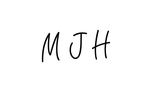 Make a beautiful signature design for name M J H. Use this online signature maker to create a handwritten signature for free. M J H signature style 5 images and pictures png