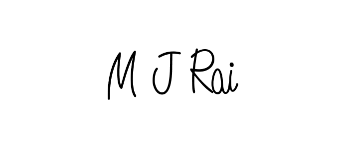 Best and Professional Signature Style for M J Rai. Angelique-Rose-font-FFP Best Signature Style Collection. M J Rai signature style 5 images and pictures png