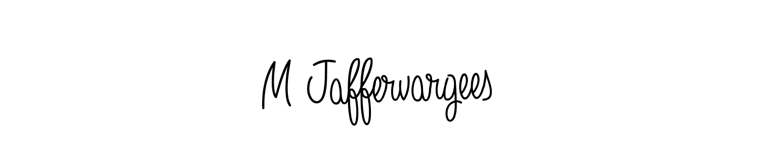 Also we have M Jaffervargees name is the best signature style. Create professional handwritten signature collection using Angelique-Rose-font-FFP autograph style. M Jaffervargees signature style 5 images and pictures png