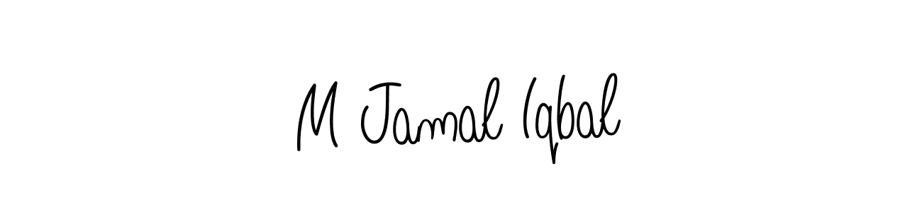 Make a beautiful signature design for name M Jamal Iqbal. With this signature (Angelique-Rose-font-FFP) style, you can create a handwritten signature for free. M Jamal Iqbal signature style 5 images and pictures png