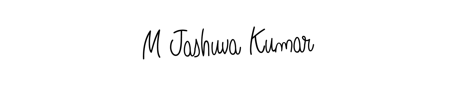 Angelique-Rose-font-FFP is a professional signature style that is perfect for those who want to add a touch of class to their signature. It is also a great choice for those who want to make their signature more unique. Get M Jashuva Kumar name to fancy signature for free. M Jashuva Kumar signature style 5 images and pictures png