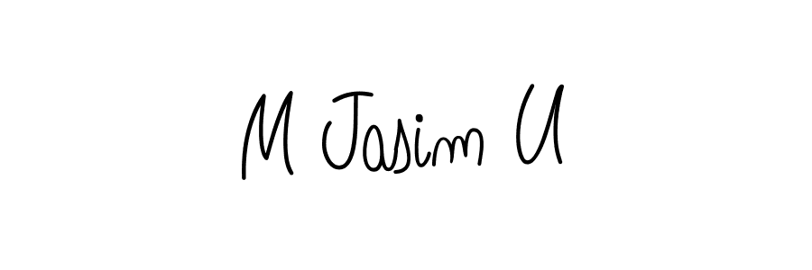 Best and Professional Signature Style for M Jasim U. Angelique-Rose-font-FFP Best Signature Style Collection. M Jasim U signature style 5 images and pictures png