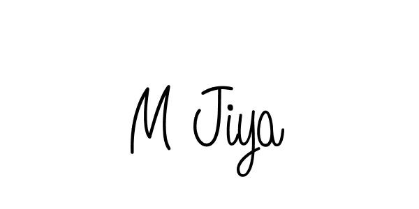 Best and Professional Signature Style for M Jiya. Angelique-Rose-font-FFP Best Signature Style Collection. M Jiya signature style 5 images and pictures png