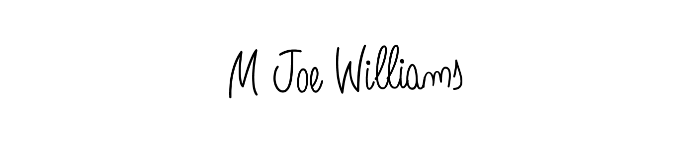 It looks lik you need a new signature style for name M Joe Williams. Design unique handwritten (Angelique-Rose-font-FFP) signature with our free signature maker in just a few clicks. M Joe Williams signature style 5 images and pictures png