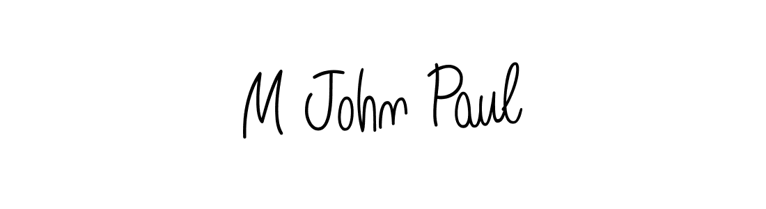 Also You can easily find your signature by using the search form. We will create M John Paul name handwritten signature images for you free of cost using Angelique-Rose-font-FFP sign style. M John Paul signature style 5 images and pictures png