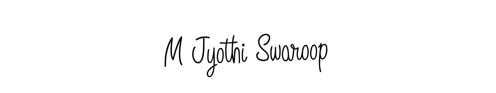 Check out images of Autograph of M Jyothi Swaroop name. Actor M Jyothi Swaroop Signature Style. Angelique-Rose-font-FFP is a professional sign style online. M Jyothi Swaroop signature style 5 images and pictures png