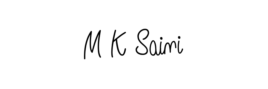 Once you've used our free online signature maker to create your best signature Angelique-Rose-font-FFP style, it's time to enjoy all of the benefits that M K Saini name signing documents. M K Saini signature style 5 images and pictures png