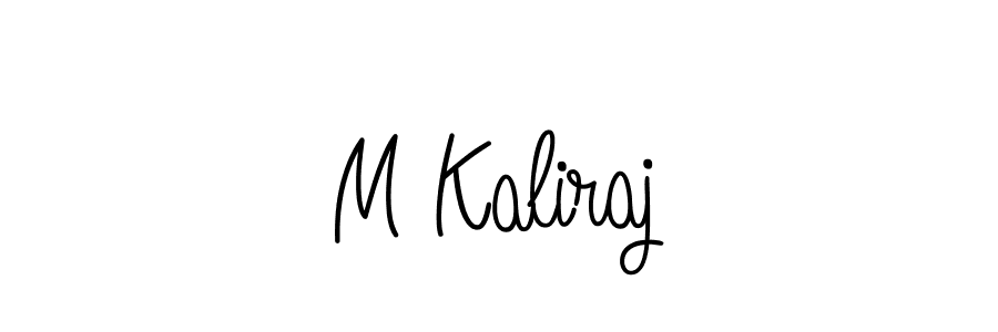 Also we have M Kaliraj name is the best signature style. Create professional handwritten signature collection using Angelique-Rose-font-FFP autograph style. M Kaliraj signature style 5 images and pictures png