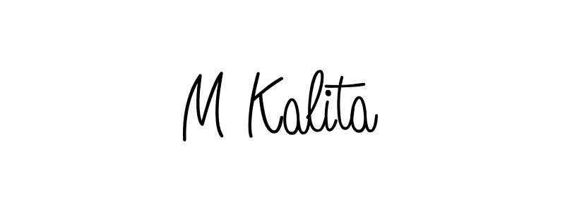 Here are the top 10 professional signature styles for the name M Kalita. These are the best autograph styles you can use for your name. M Kalita signature style 5 images and pictures png