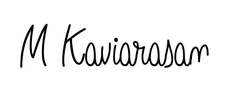 Designed for modern professionals: M Kaviarasan name signature crafted with Angelique-Rose-font-FFP script. Ready for digital PDF workflows. M Kaviarasan signature style 5 images and pictures png