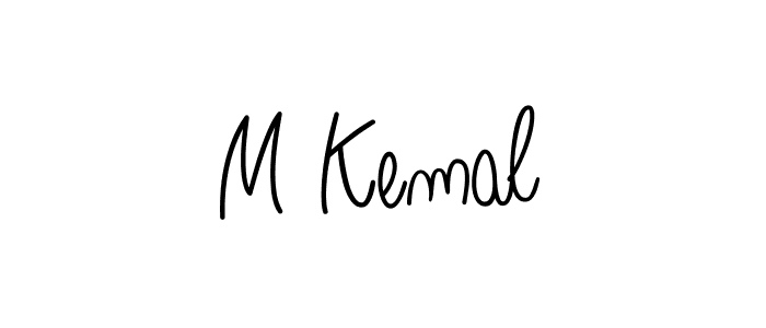 Also we have M Kemal name is the best signature style. Create professional handwritten signature collection using Angelique-Rose-font-FFP autograph style. M Kemal signature style 5 images and pictures png