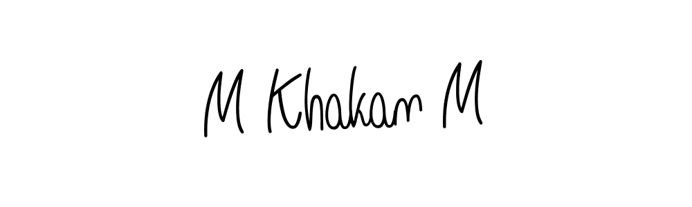 How to Draw M Khakan M signature style? Angelique-Rose-font-FFP is a latest design signature styles for name M Khakan M. M Khakan M signature style 5 images and pictures png