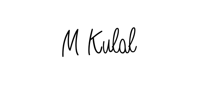 Also we have M Kulal name is the best signature style. Create professional handwritten signature collection using Angelique-Rose-font-FFP autograph style. M Kulal signature style 5 images and pictures png