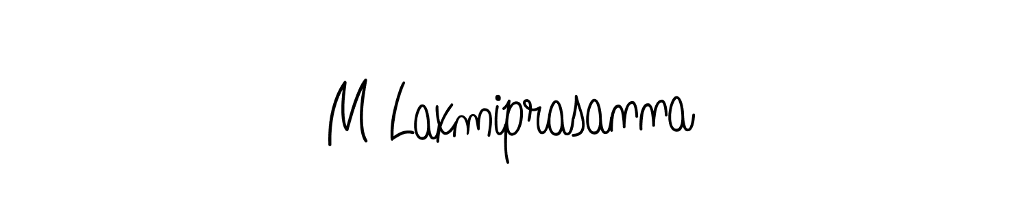 Angelique-Rose-font-FFP is a professional signature style that is perfect for those who want to add a touch of class to their signature. It is also a great choice for those who want to make their signature more unique. Get M Laxmiprasanna name to fancy signature for free. M Laxmiprasanna signature style 5 images and pictures png